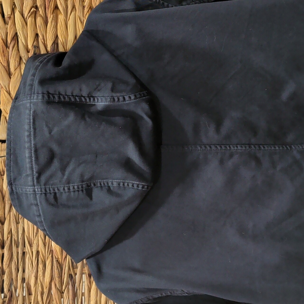 Sandro Men's Black Hooded Parka Jacket - Picture 6 of 12